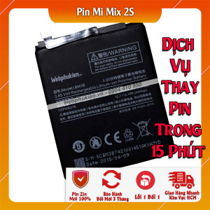 Pin Webphukien cho Xiaomi Mi Mix 2S  Việt Nam (BM3B) - 3400mAh 